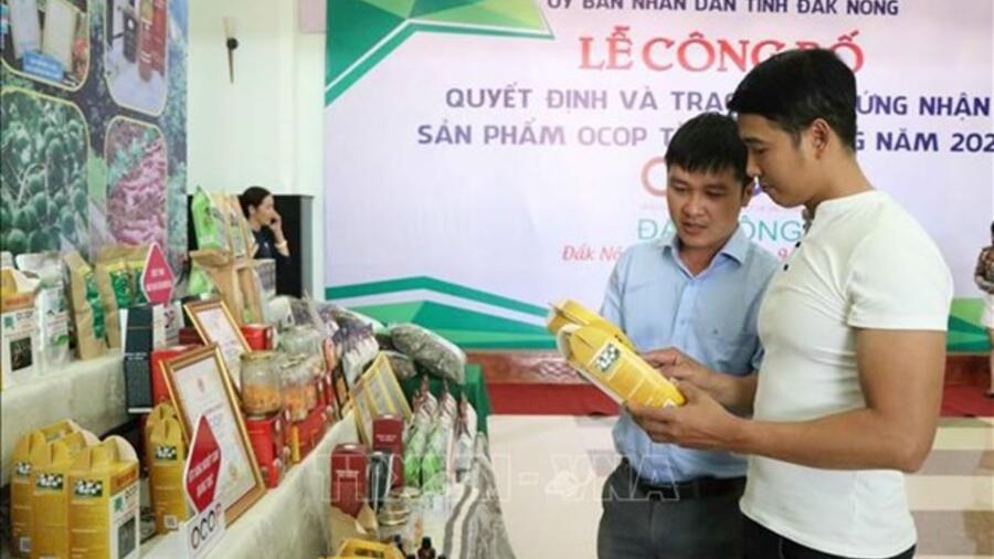 Đắk Nông công nhận 22 sản phẩm nông nghiệp đầu tiên đạt tiêu chuẩn OCOP
