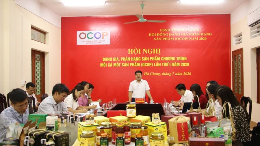 HÀ GIANG CHẤM ĐIỂM, PHÂN HẠNG CÁC SẢN PHẨM OCOP  ĐỢT 1/2020