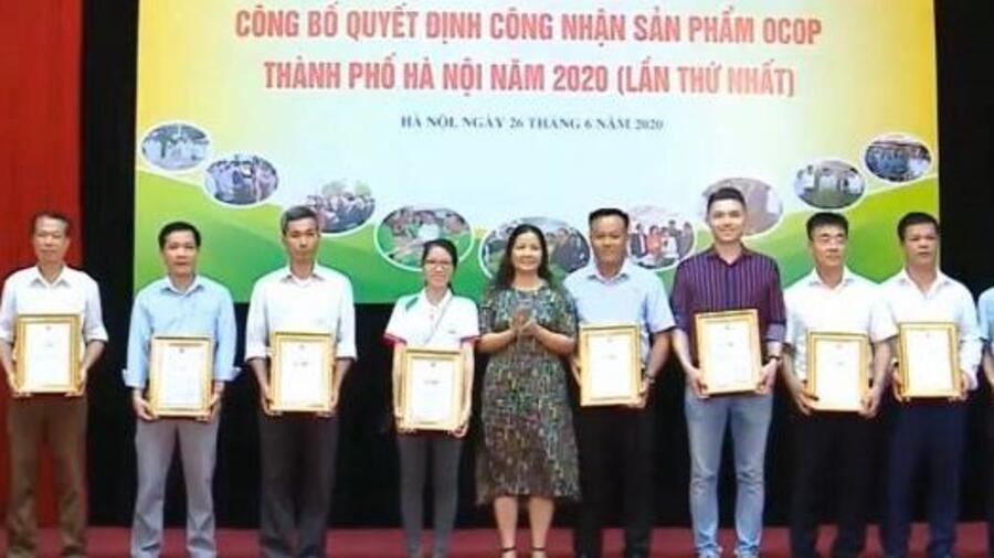 Hội nghị Công bố quyết định công nhận sản phẩm Chương trình mỗi xã một sản phẩm TP. Hà Nội năm 2020