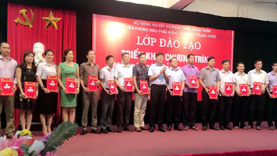 Kết thúc lớp Đào tạo cán bộ quản lý Chương trình OCOP miền Bắc 2019