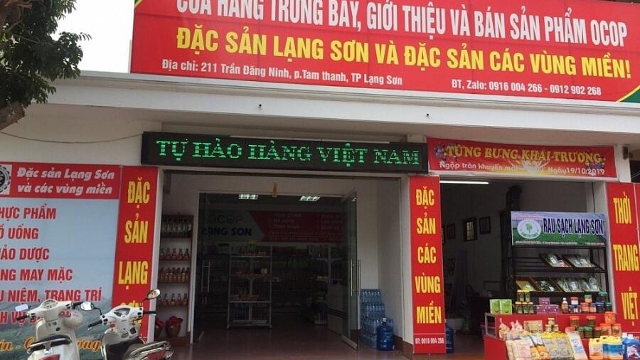 Lạng Sơn: Nhân rộng điểm bán sản phẩm OCOP