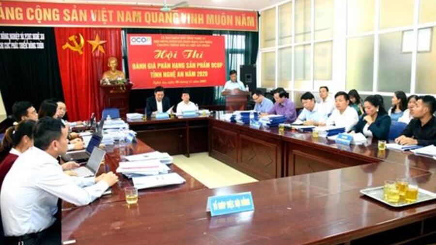 NGHỆ AN CÓ 101 SẢN PHẨM OCOP NĂM 2020 THAM GIA ĐÁNH GIÁ PHÂN HẠNG